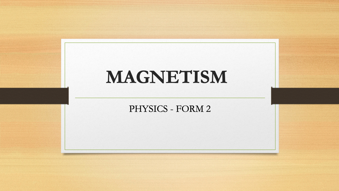 MAGNETISM